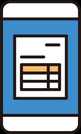 ④ 情報の確認・修正のイラスト