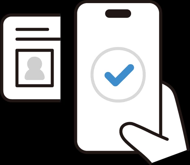 ② 表面の撮影のイラスト