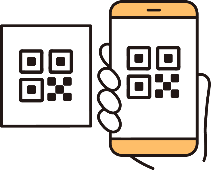 ① 書類撮影の開始のイラスト