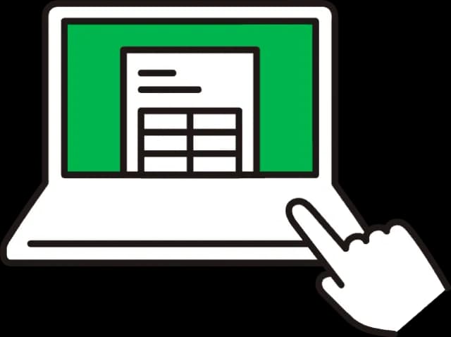 ⑤ Excel集計の実行のイラスト